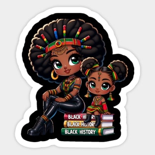 Black History Month Black History History Month Black Girl African American Black Pride Sticker